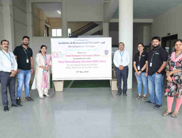 Campus Placement Drive organized by RCPET’s IMRD for TCS BPS, Pune