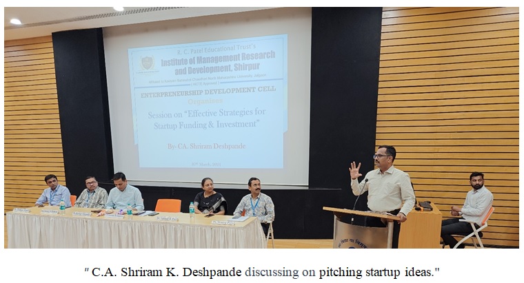 Session on Effective Strategies for Startup Funding and Investment